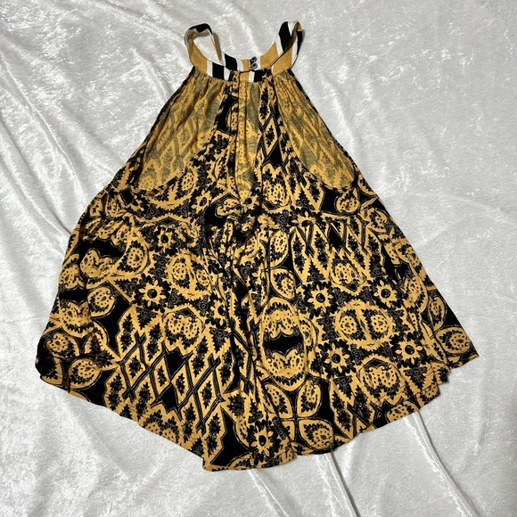 FREE PEOPLE MIMI PRINTED HALTER Tunic TOP - Picture 7 of 9